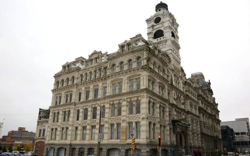 a large stone building